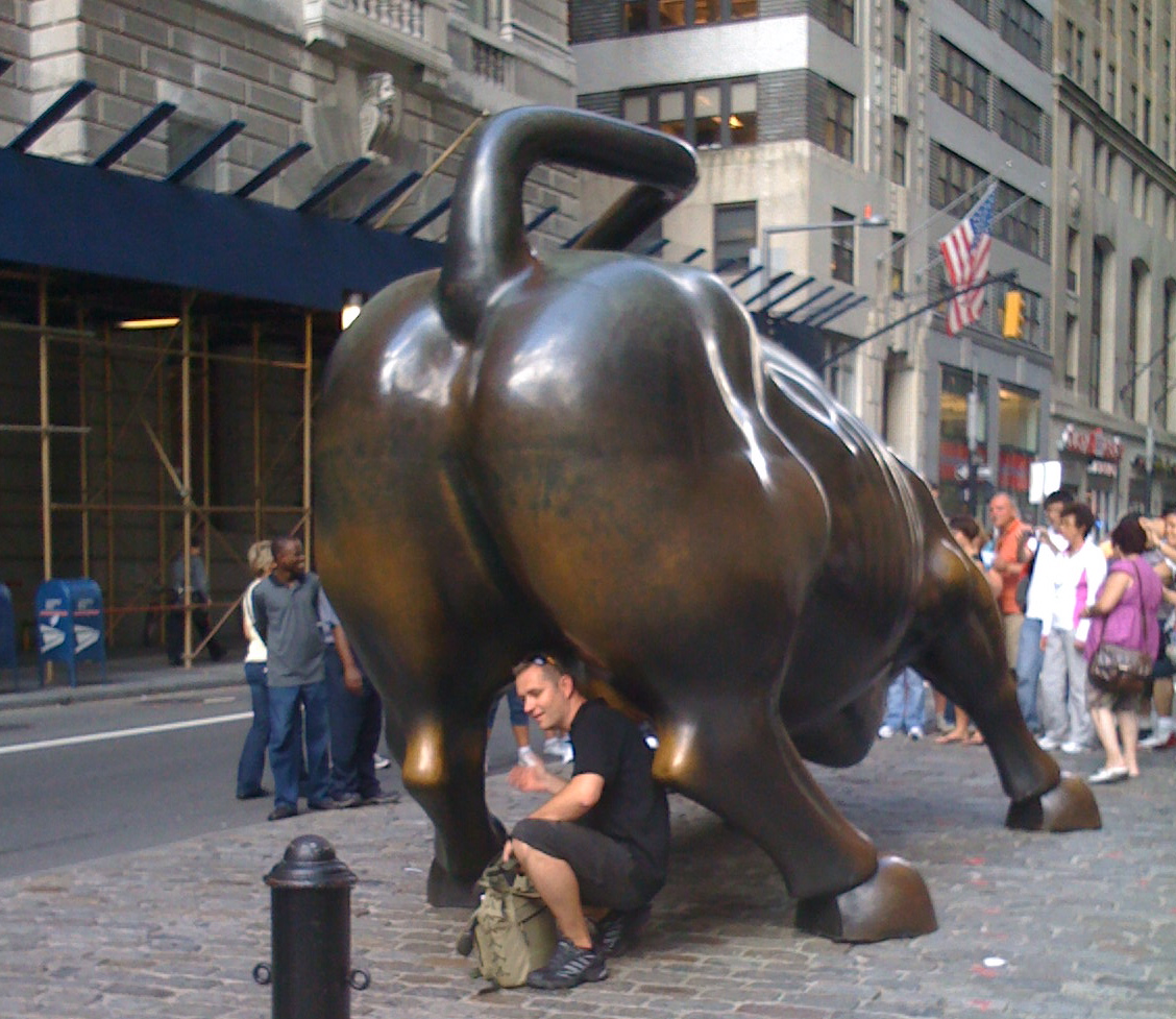 I guess no visit is complete without a pair of bulls balls in your face.. y...